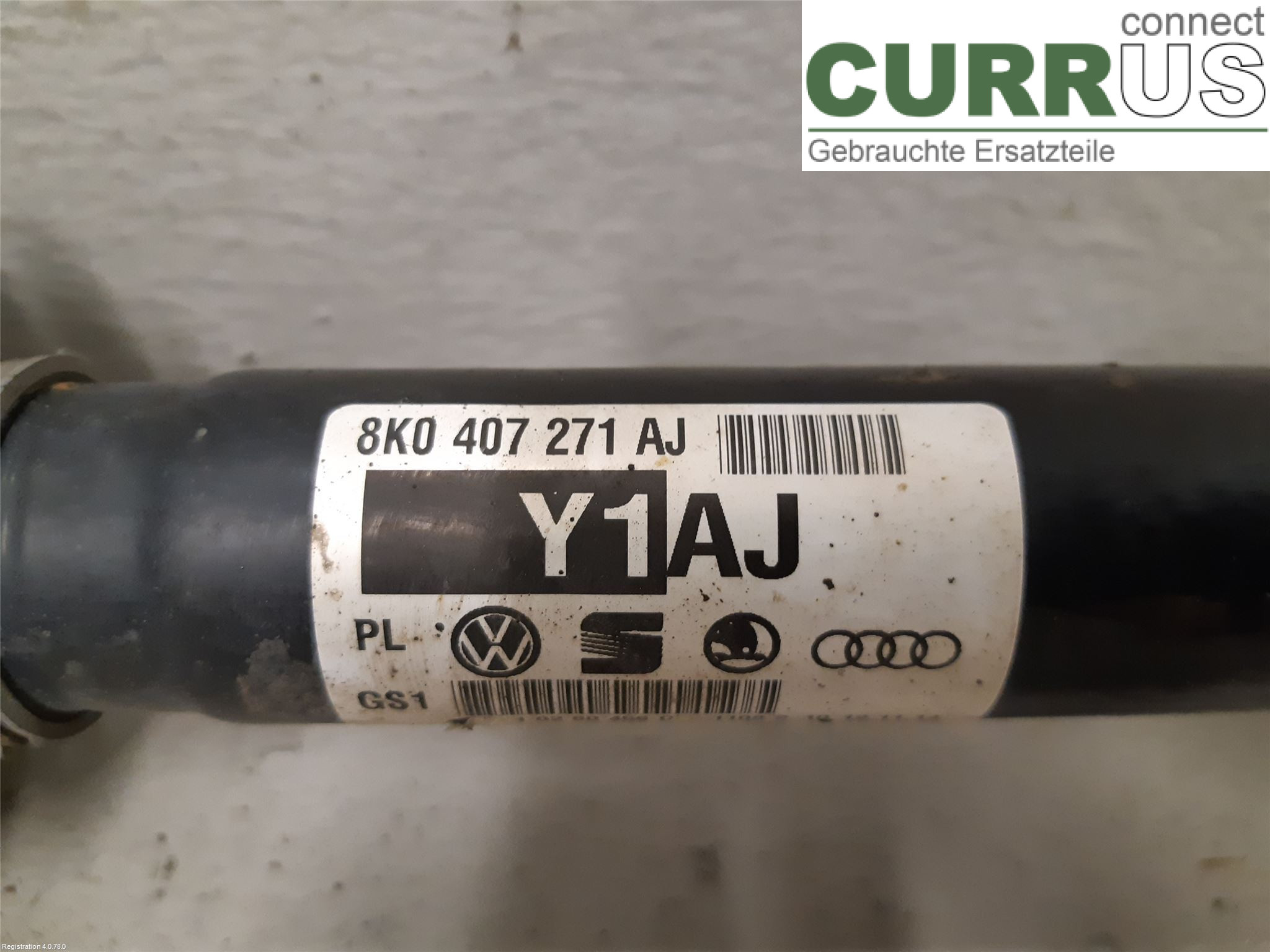 AUDI A4  12-15 Przedni most (4x4) 8K0407271AJ CSUA