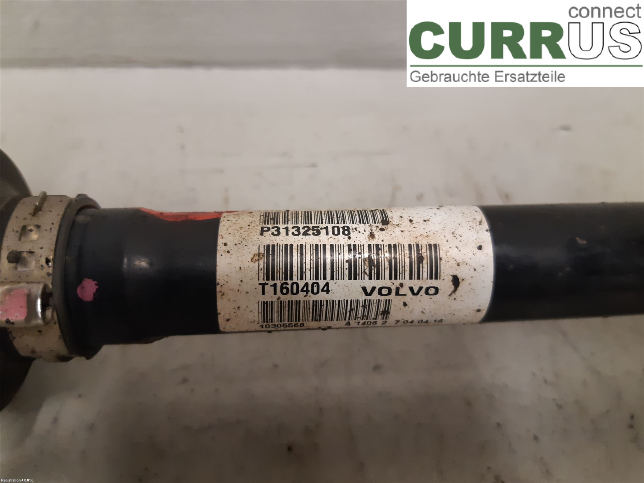 VOLVO V70 14-16 Front axle assembly (4WD) 36010054 D4204T5