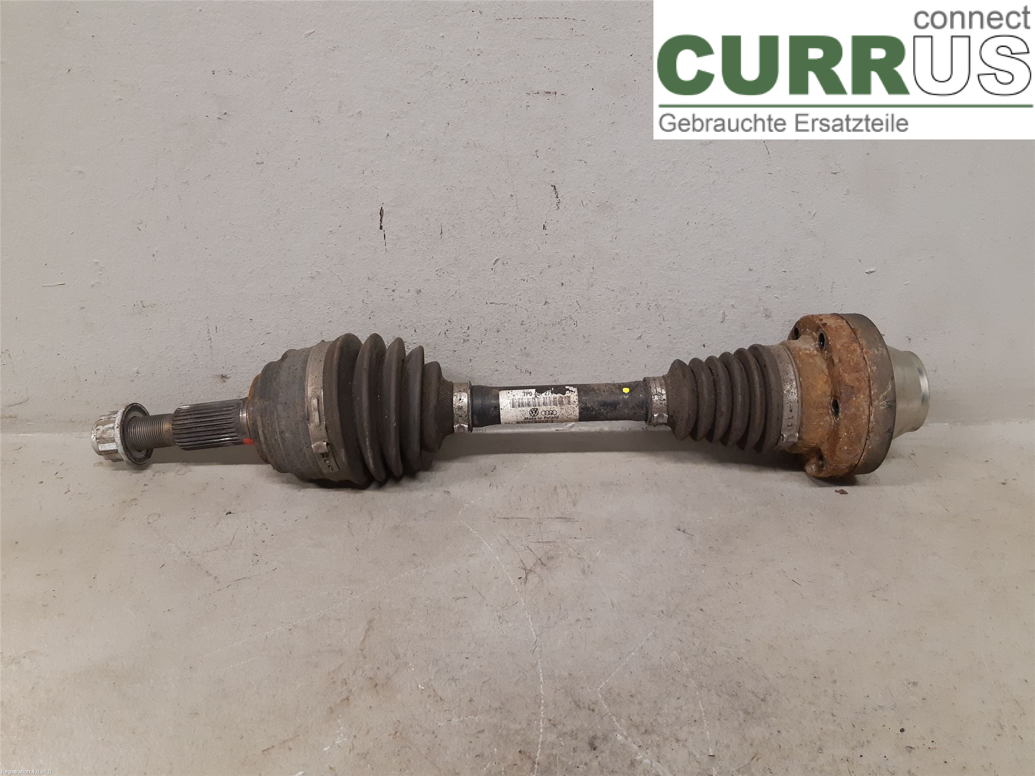 VW TOUAREG 7P  11-18 Vorderachse (4WD) 7P0 407 271 C CRCA