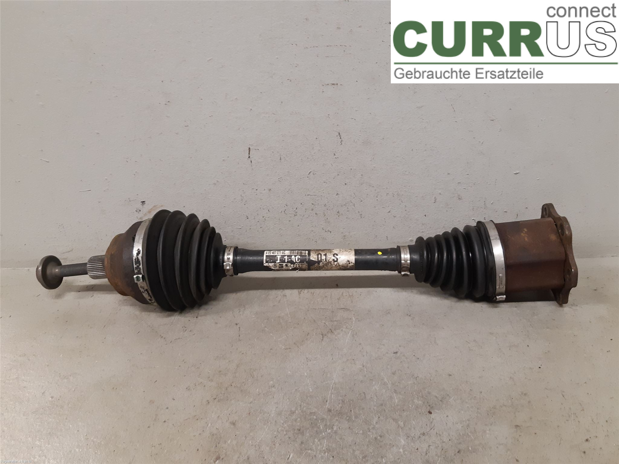 AUDI A6/S6     05-11 Front axle assembly (4WD) 4F0 407 271 AC BUH