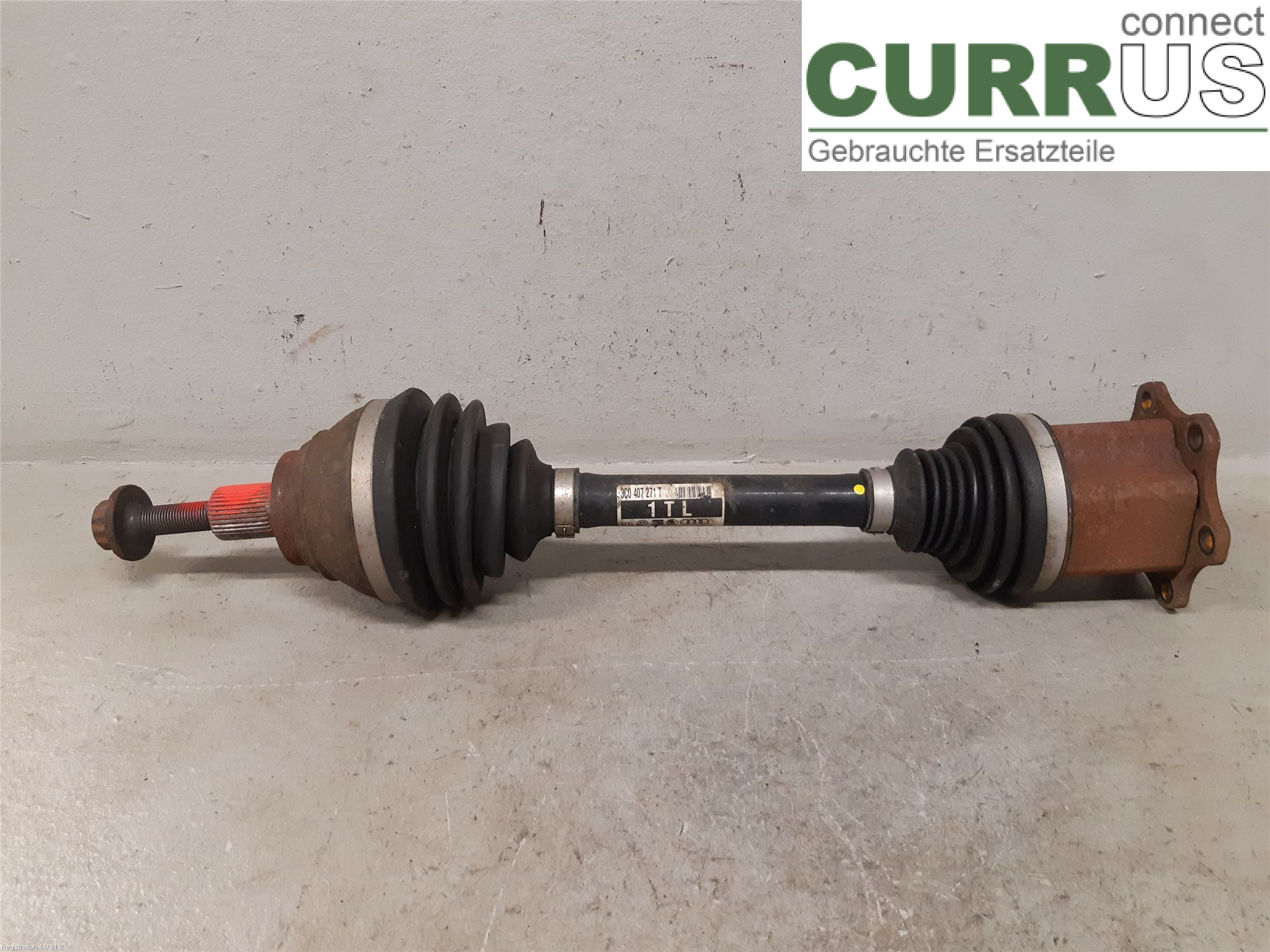 VW PASSAT  11-14 Front axle assembly (4WD) 3AA 407 271 A CFGB