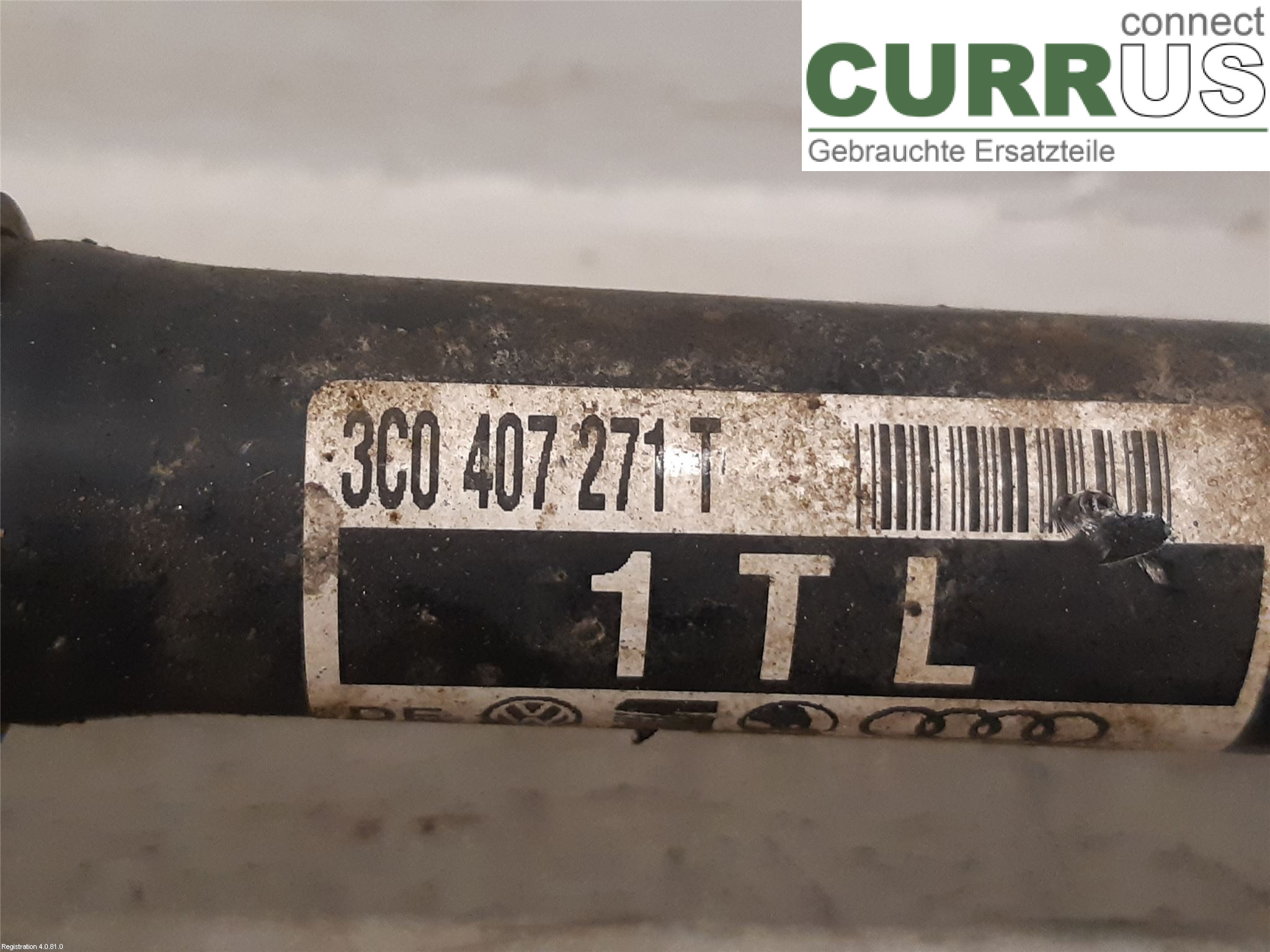 VW PASSAT  11-14 Front axle assembly (4WD) 3AA 407 271 A CFGB