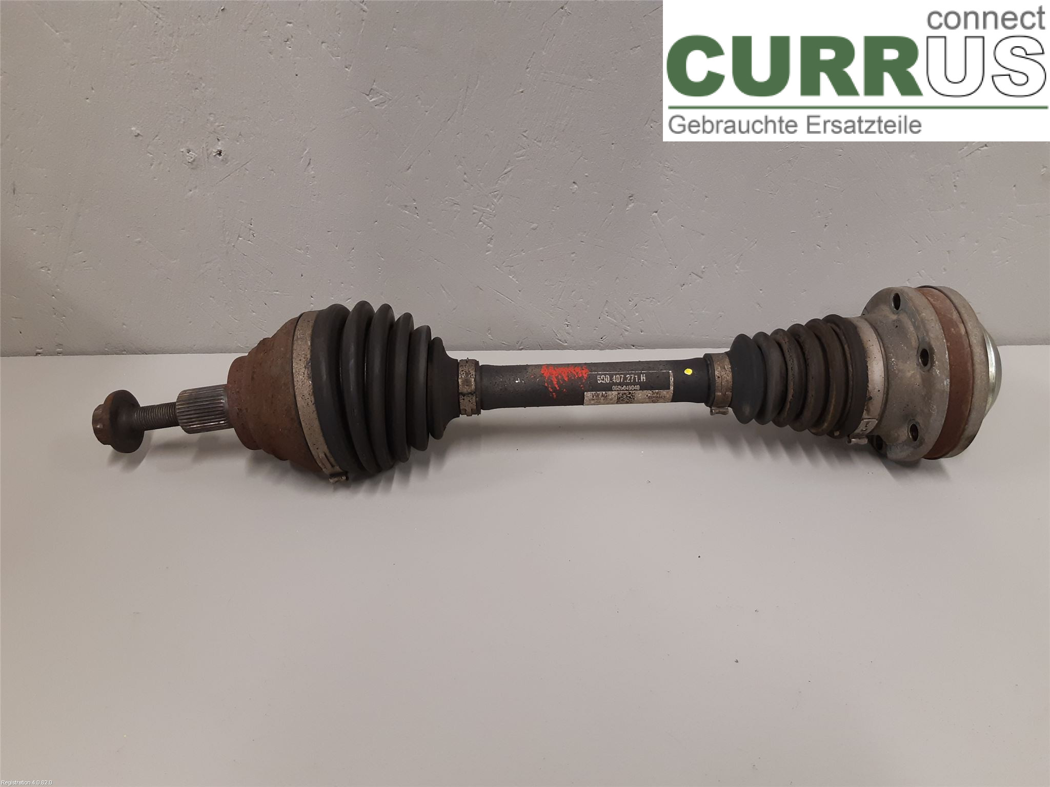 SKODA OCTAVIA 13-20 Front axle assembly (4WD) 5Q0407271H CJSB