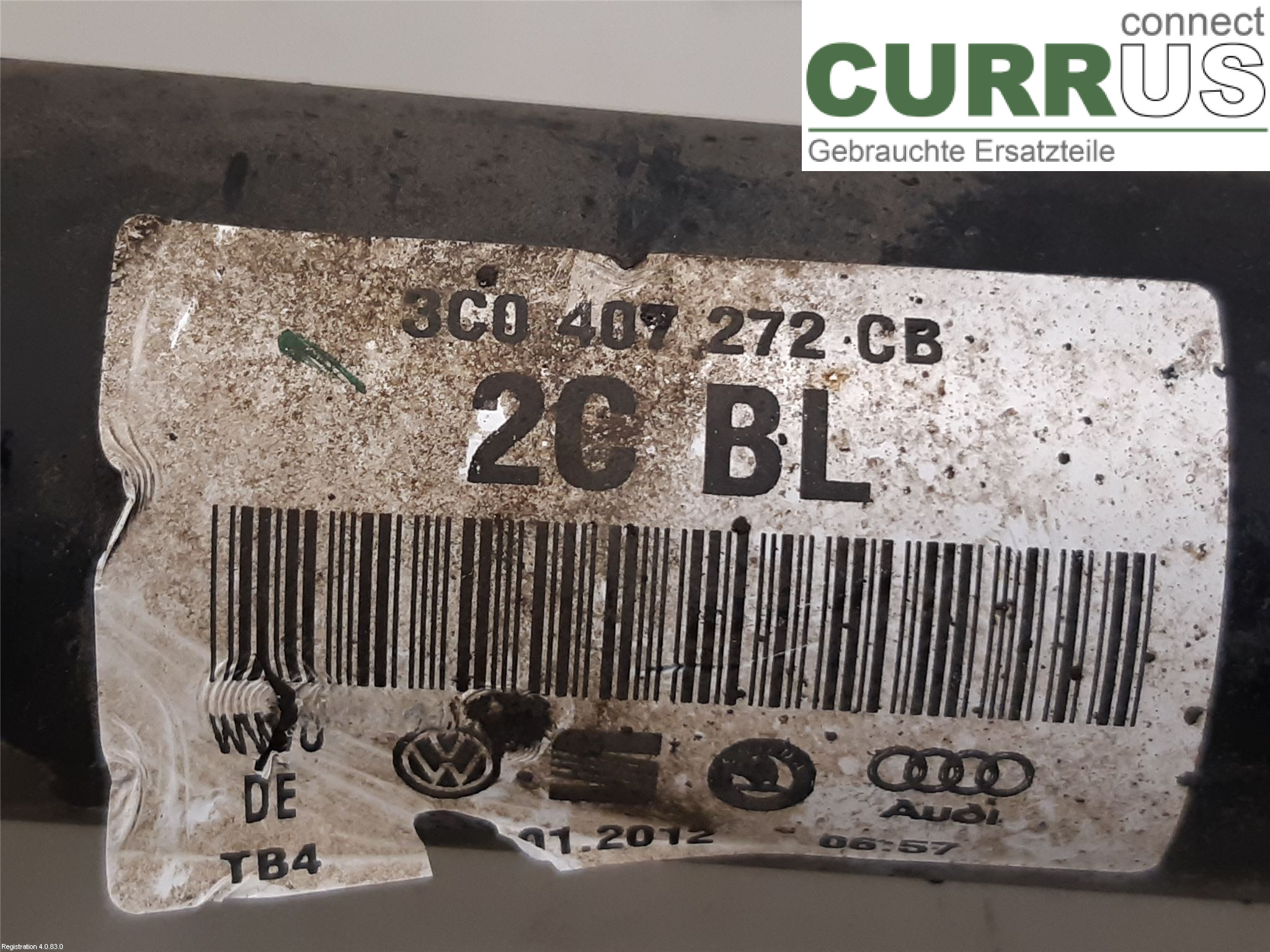 VW PASSAT CC  08-16 Transmissionsdele 3C0 407 272 CA CFGB