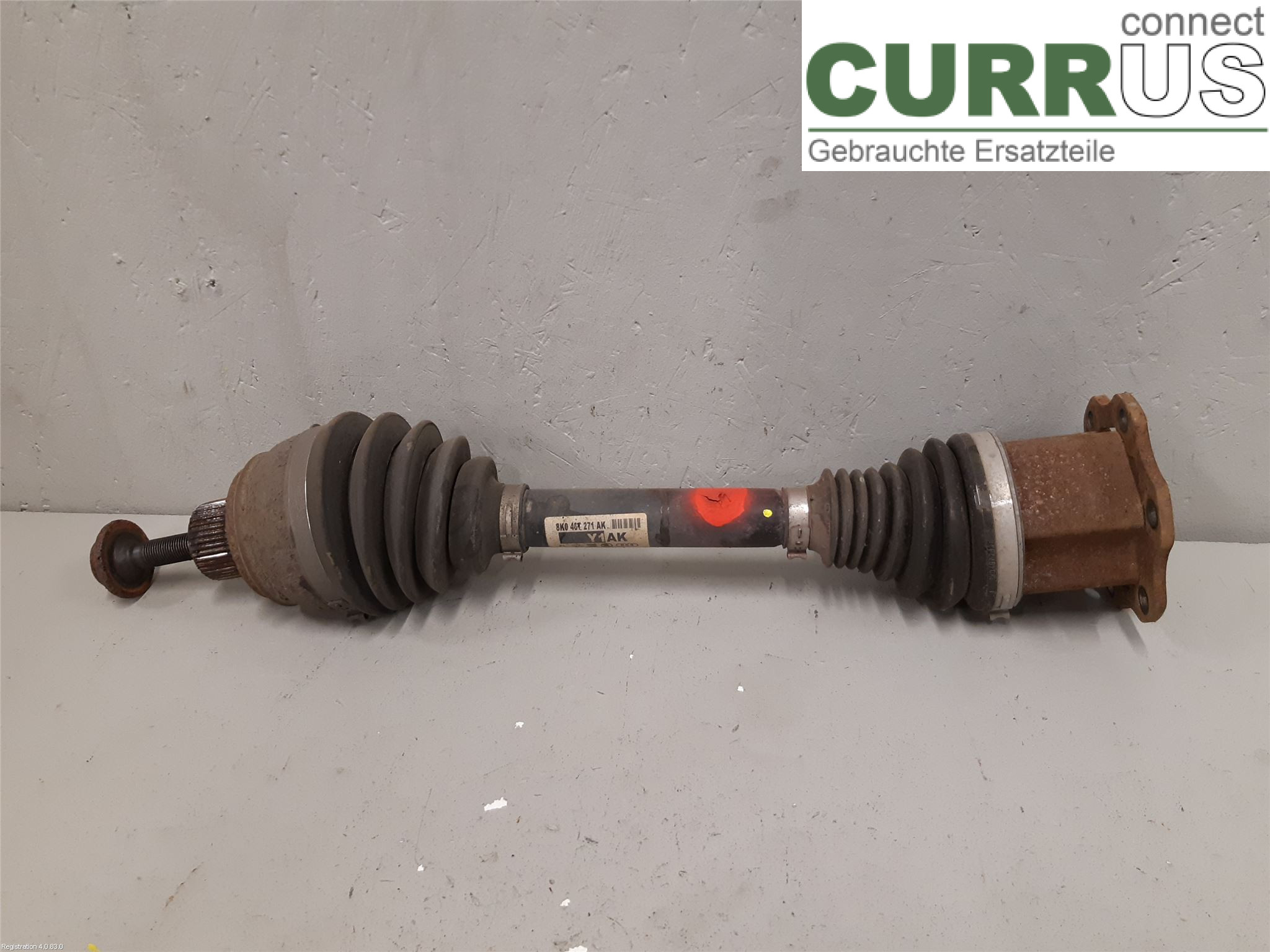 AUDI A4 12-15 Front axle assembly (4WD) 8K0407271AK CNHC