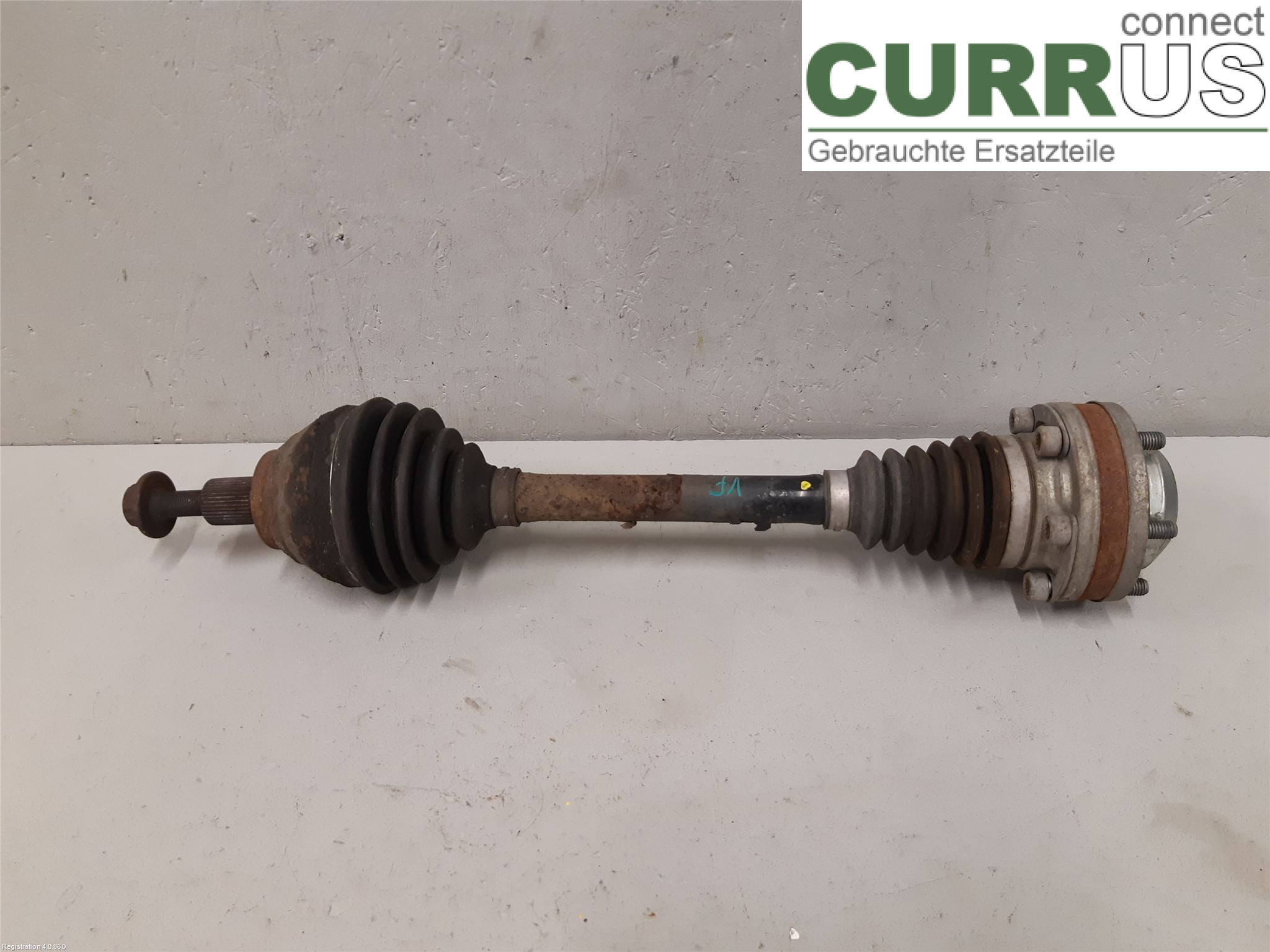 SKODA OCTAVIA    05-13 Front axle assembly (4WD) 2K3 407 271 B CDAA