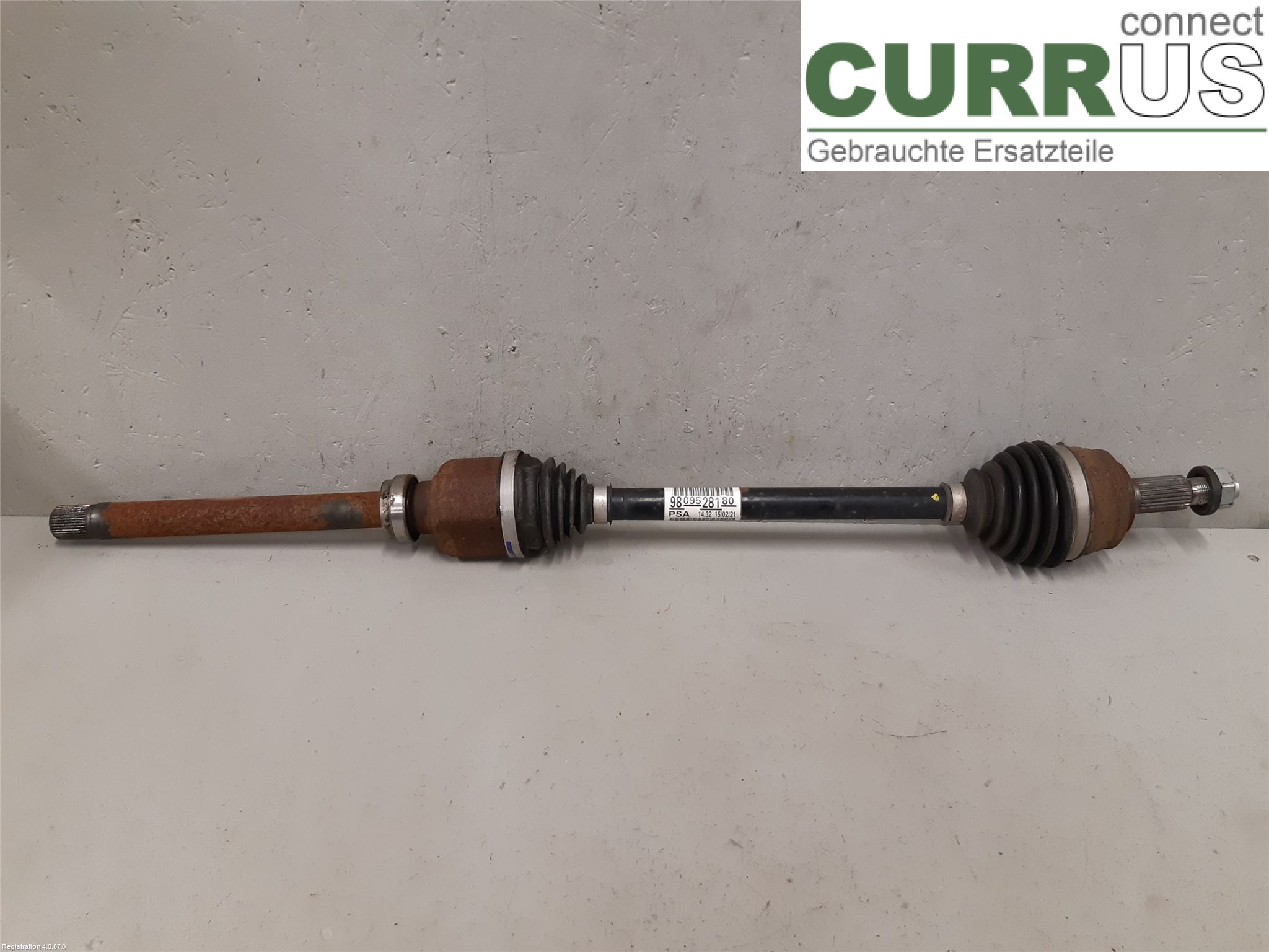 PEUGEOT 308  14-21 Transmissionsdele 98 156 362 80 HNS