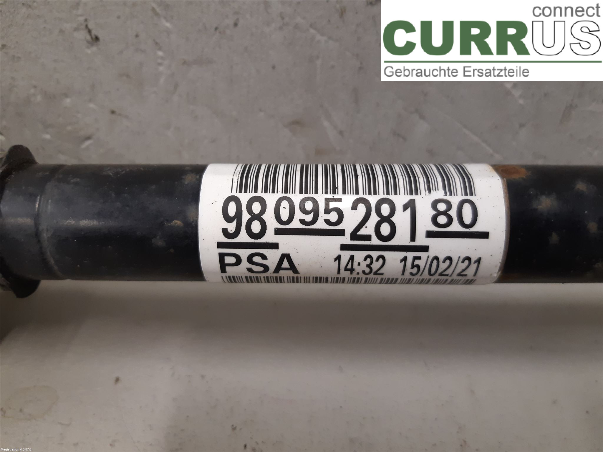 PEUGEOT 308  14-21 Transmissionsdele 98 156 362 80 HNS