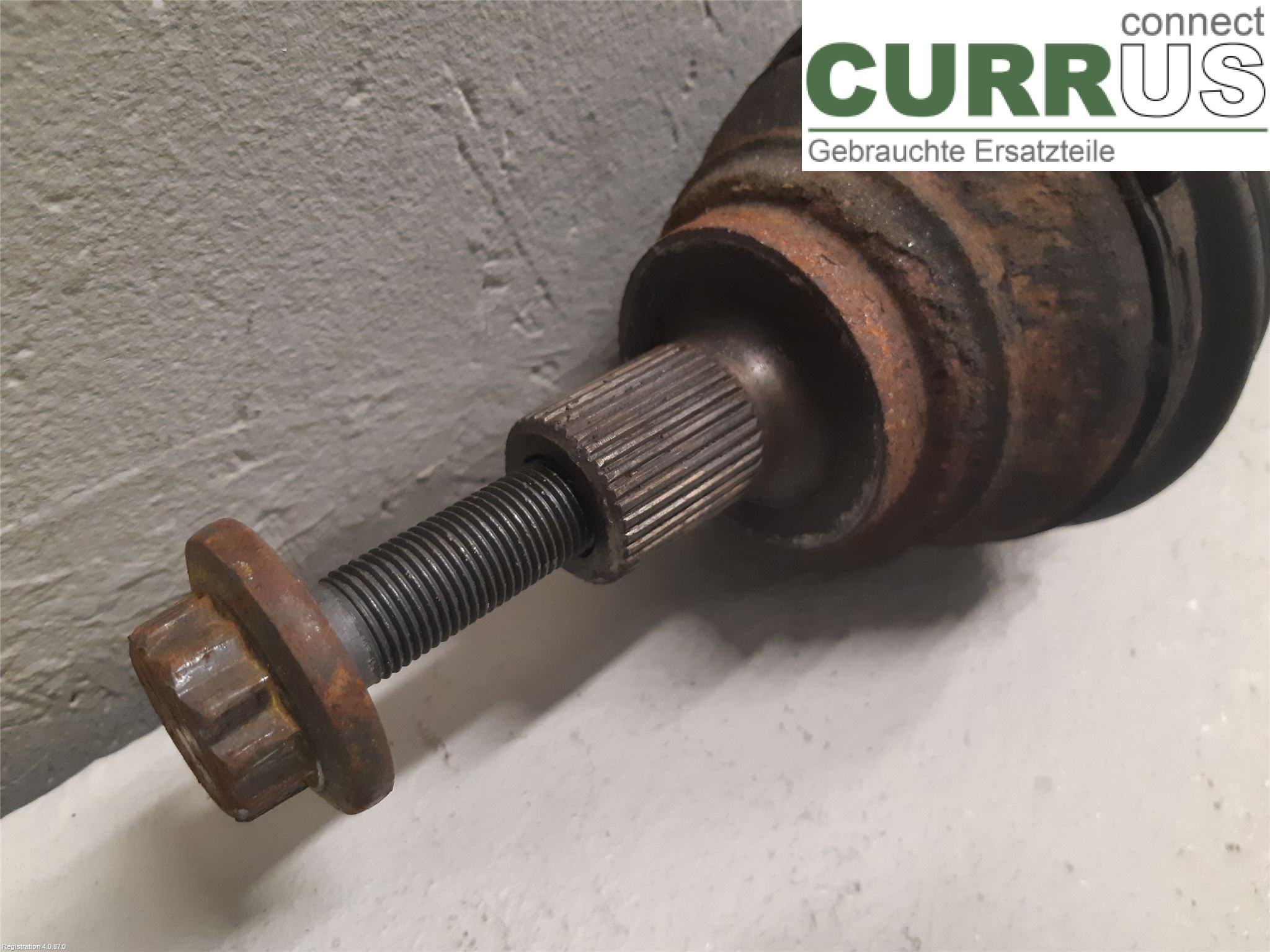 VW PASSAT  11-14 Front axle assembly (4WD) 3C0 407 271 AJ CFFB