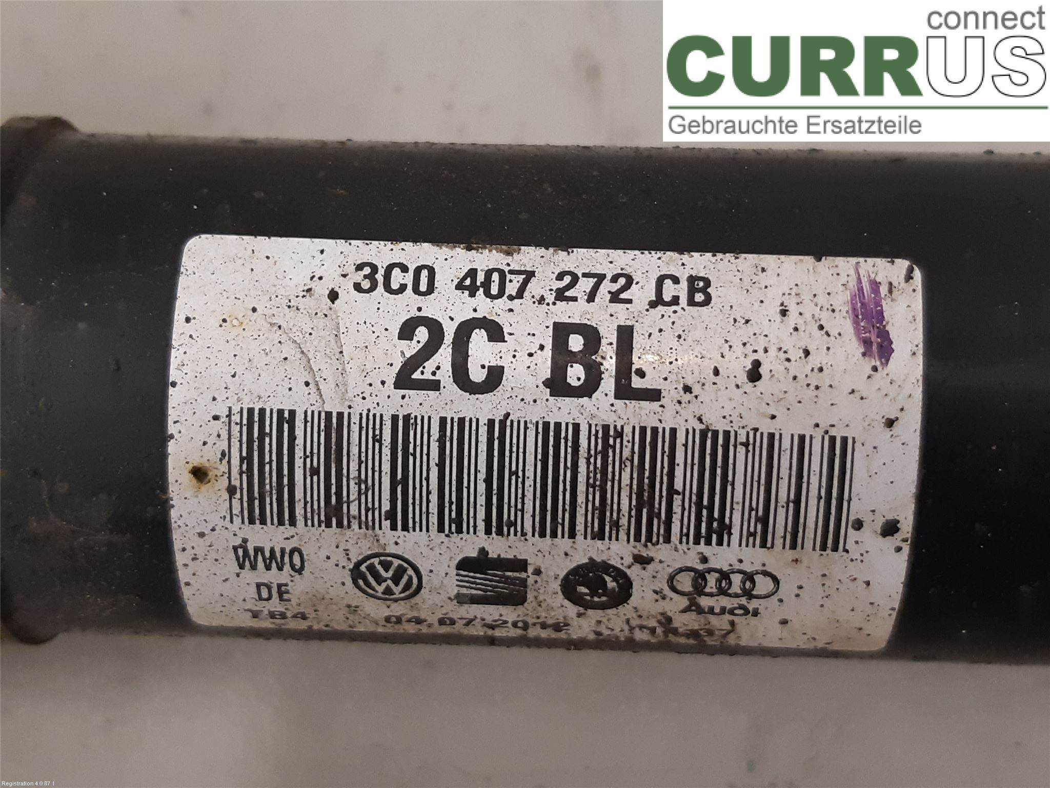 VW PASSAT  11-14 Transmission parts 3C0 407 272 CA CFGB