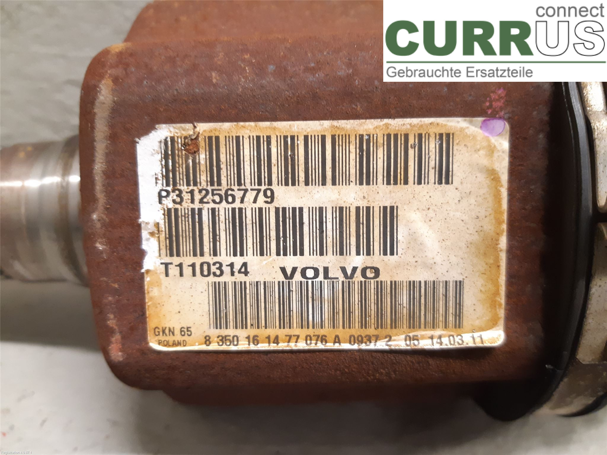 VOLVO V70      08-13 Front axle assembly (4WD) 36011288 D5204T2