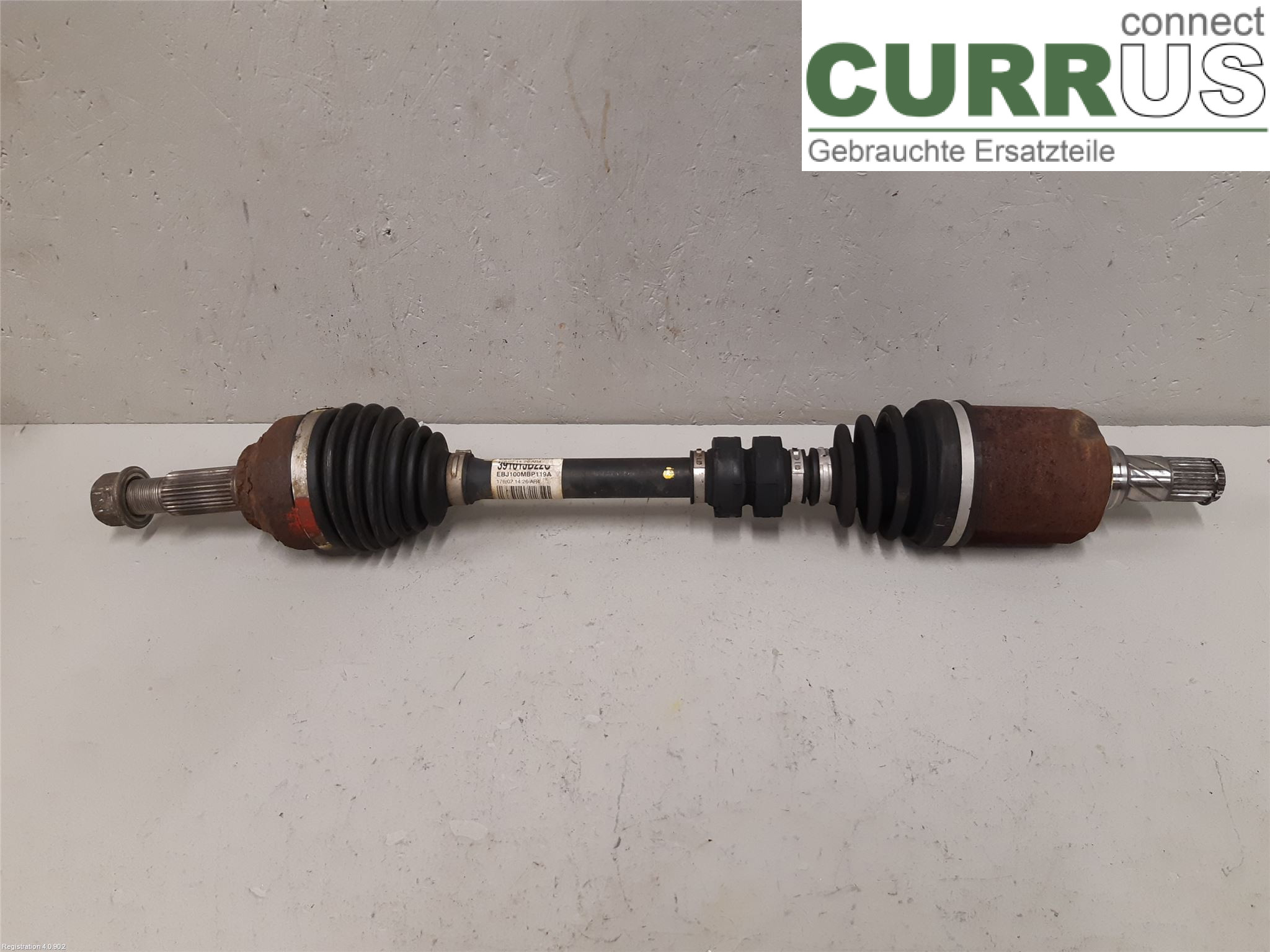 NISSAN QASHQAI   07-10 Front axle assembly (4WD) 39101JG32C MR20DE