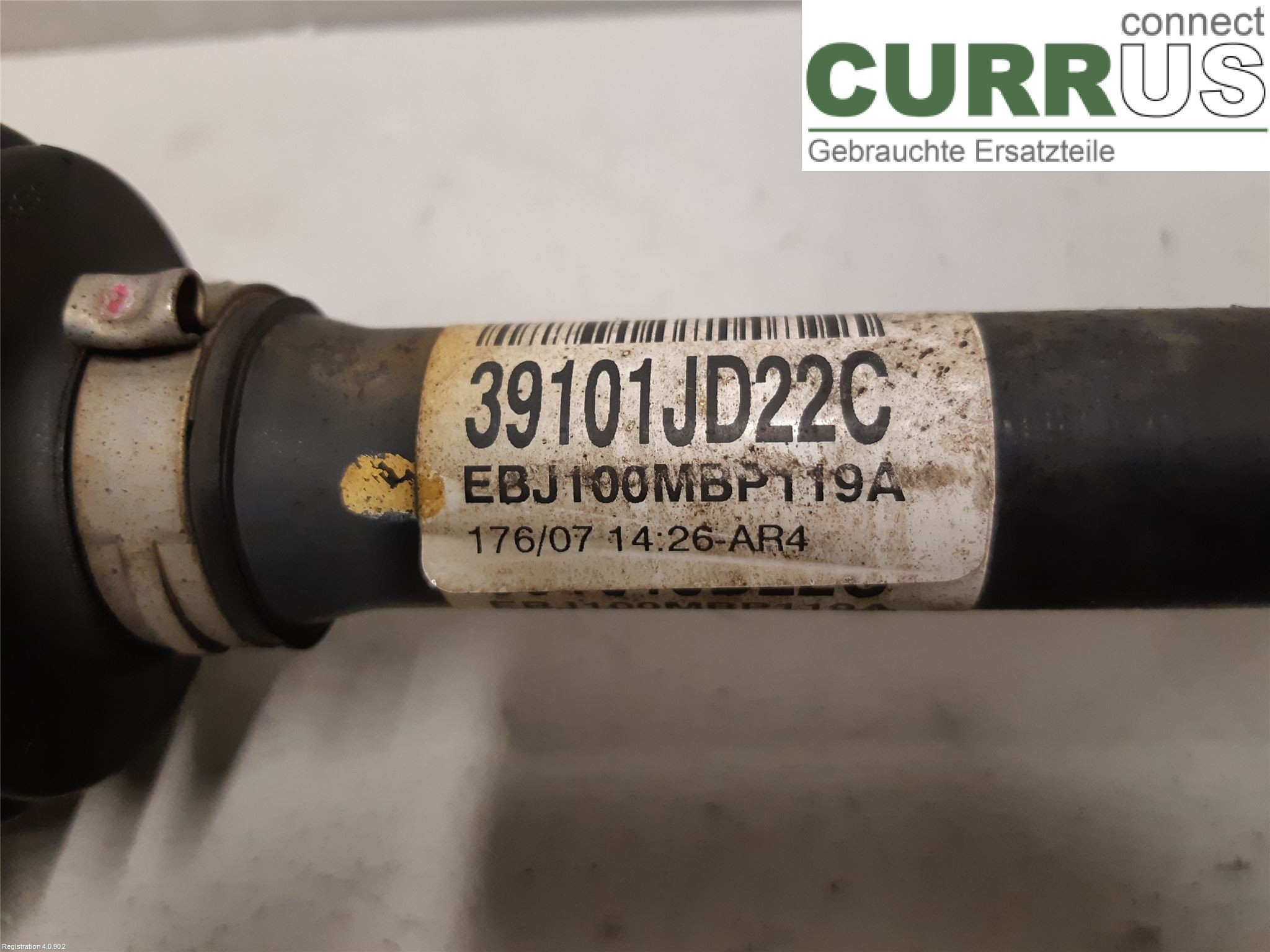NISSAN QASHQAI   07-10 Front axle assembly (4WD) 39101JG32C MR20DE