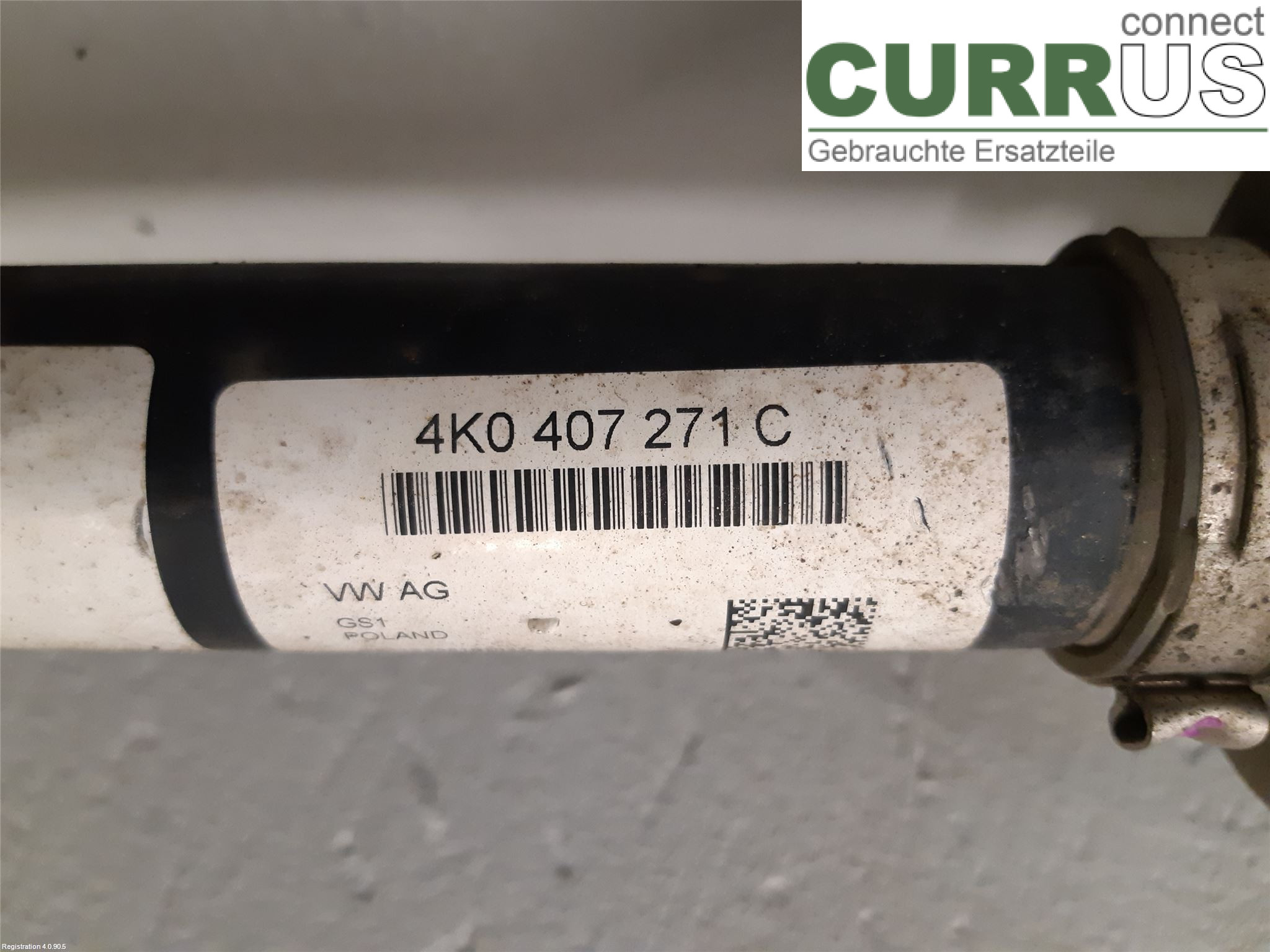 AUDI A6 F2/C8  19- Forakselsamling - 4WD 4K0 407 271 P DFBA