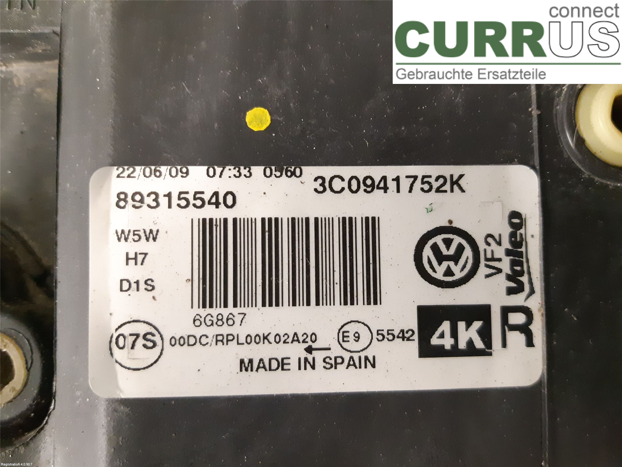 VW PASSAT      05-10 Manuelles 5-Gang-Getriebe 3C0 941 754 K CDGA