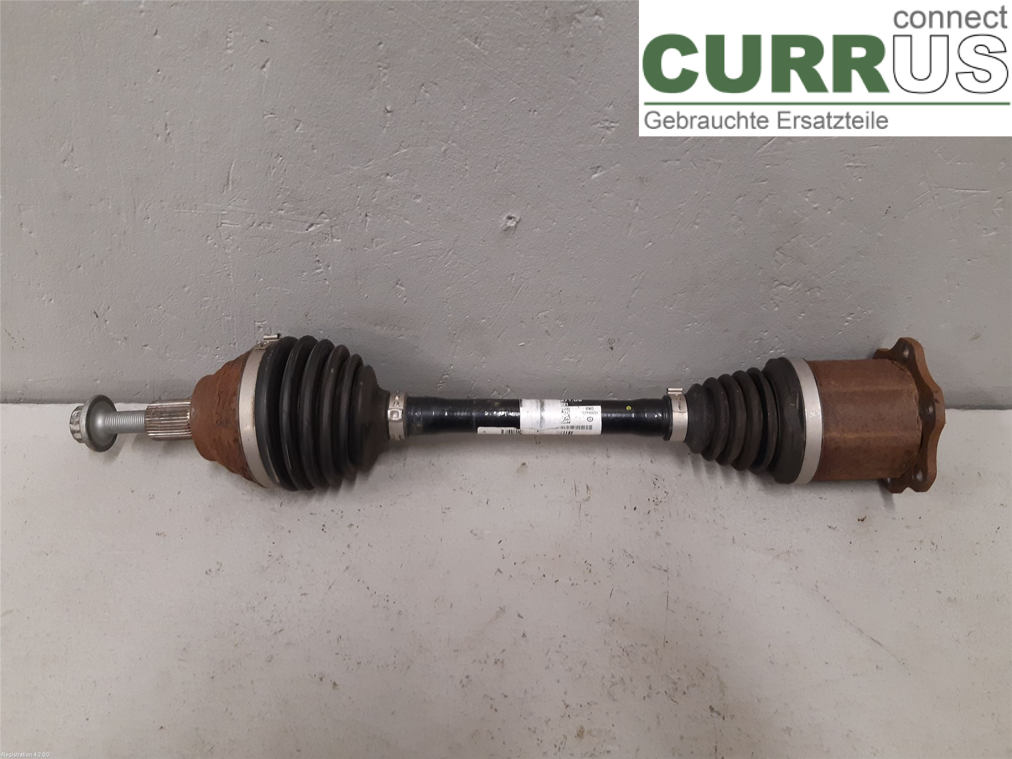 VW GOLF / E-GOLF VII   13-20 Front axle assembly (4WD) 5Q0 407 271 DB DKRF