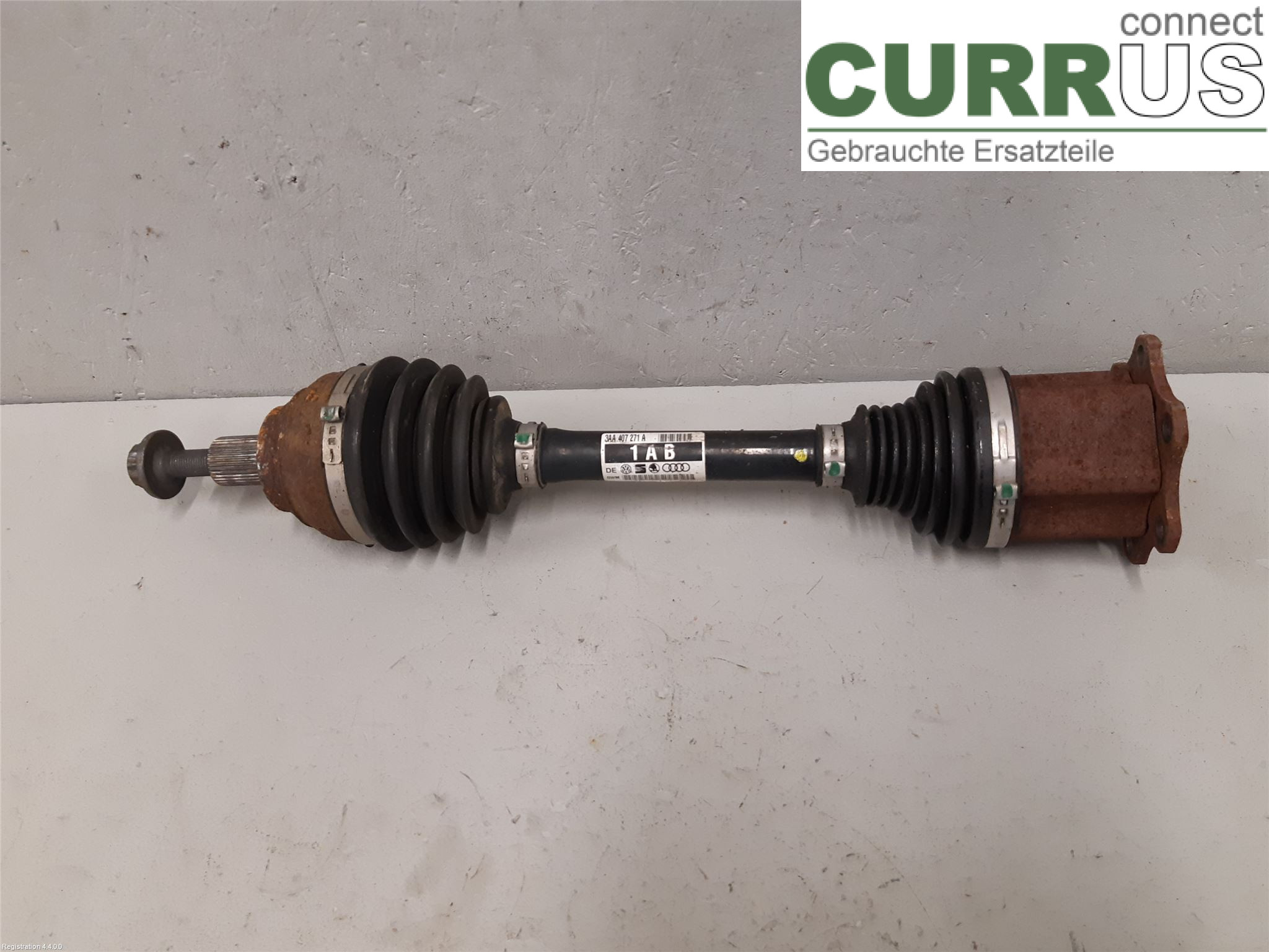VW PASSAT  11-14 Front axle assembly (4WD) 3AA407271A CFGC