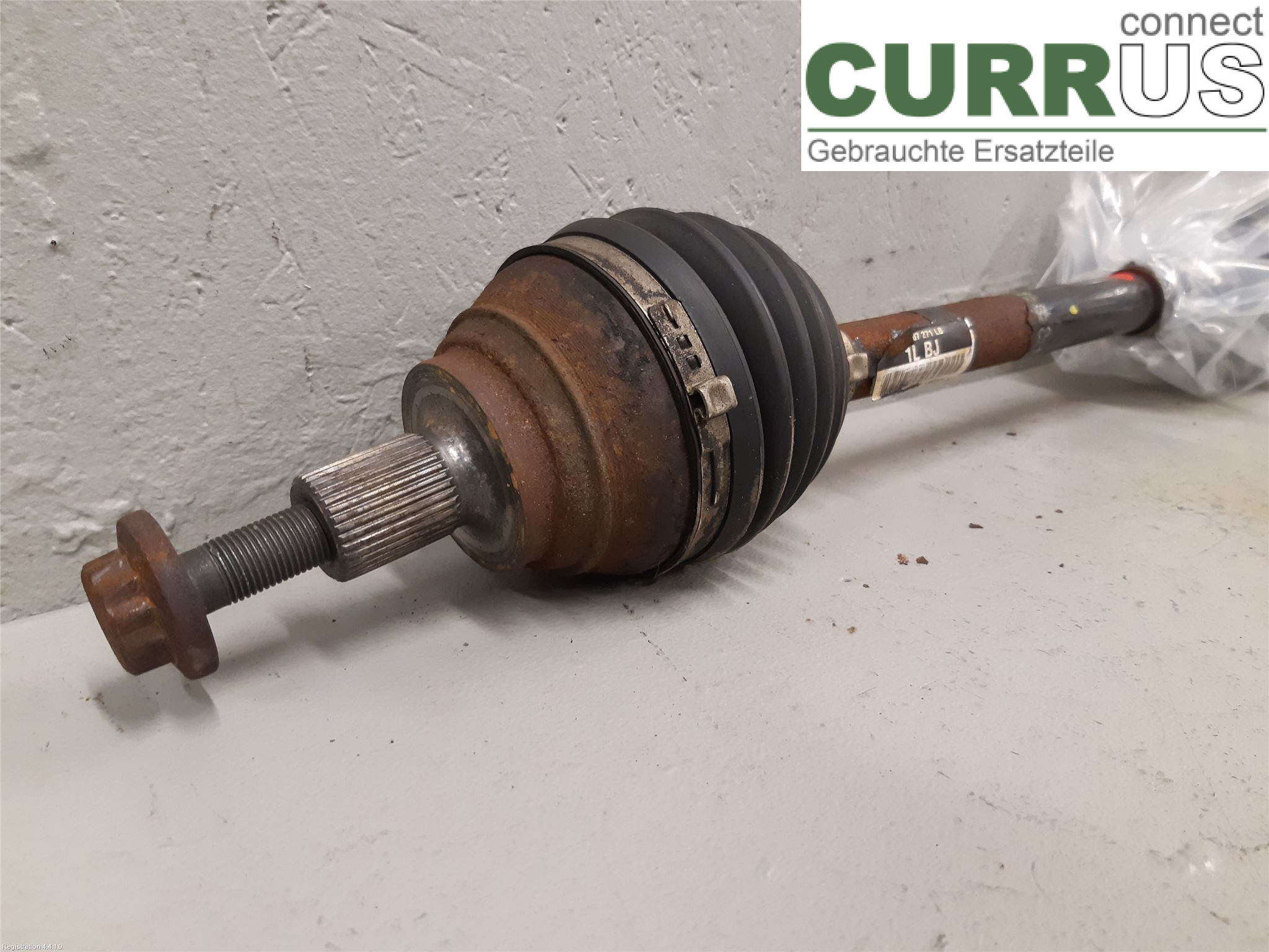 VW CADDY  16-20 Front axle assembly (4WD) 1K0 407 271 LB DFSF