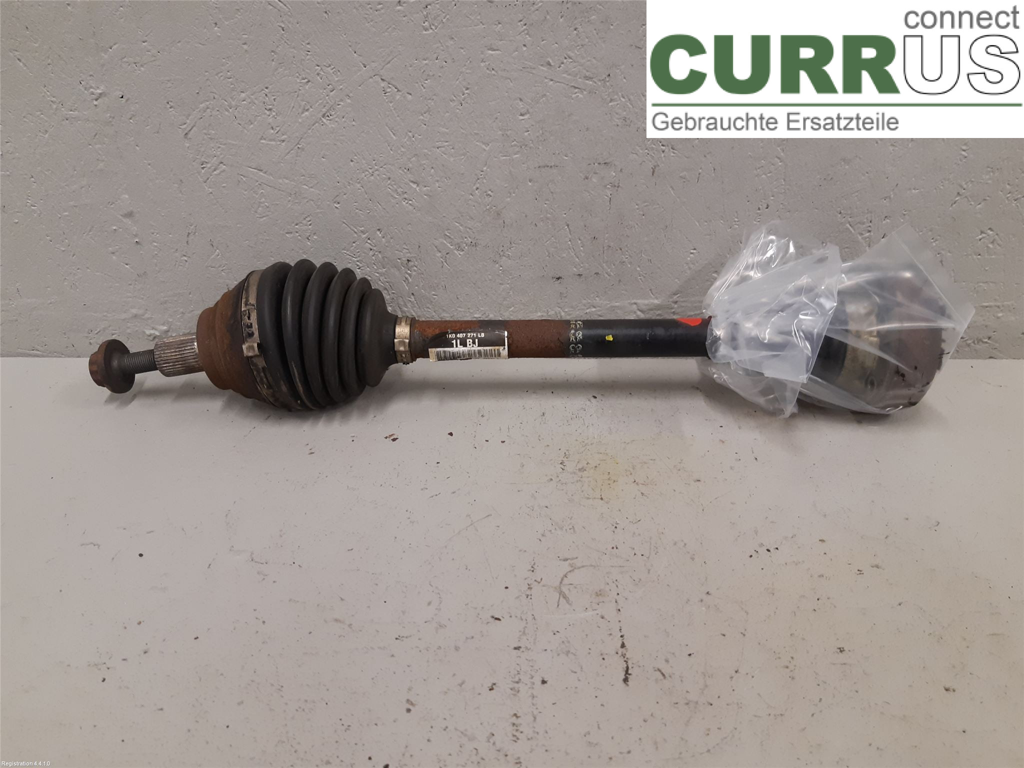 VW CADDY  16-20 Front axle assembly (4WD) 1K0 407 271 LB DFSF