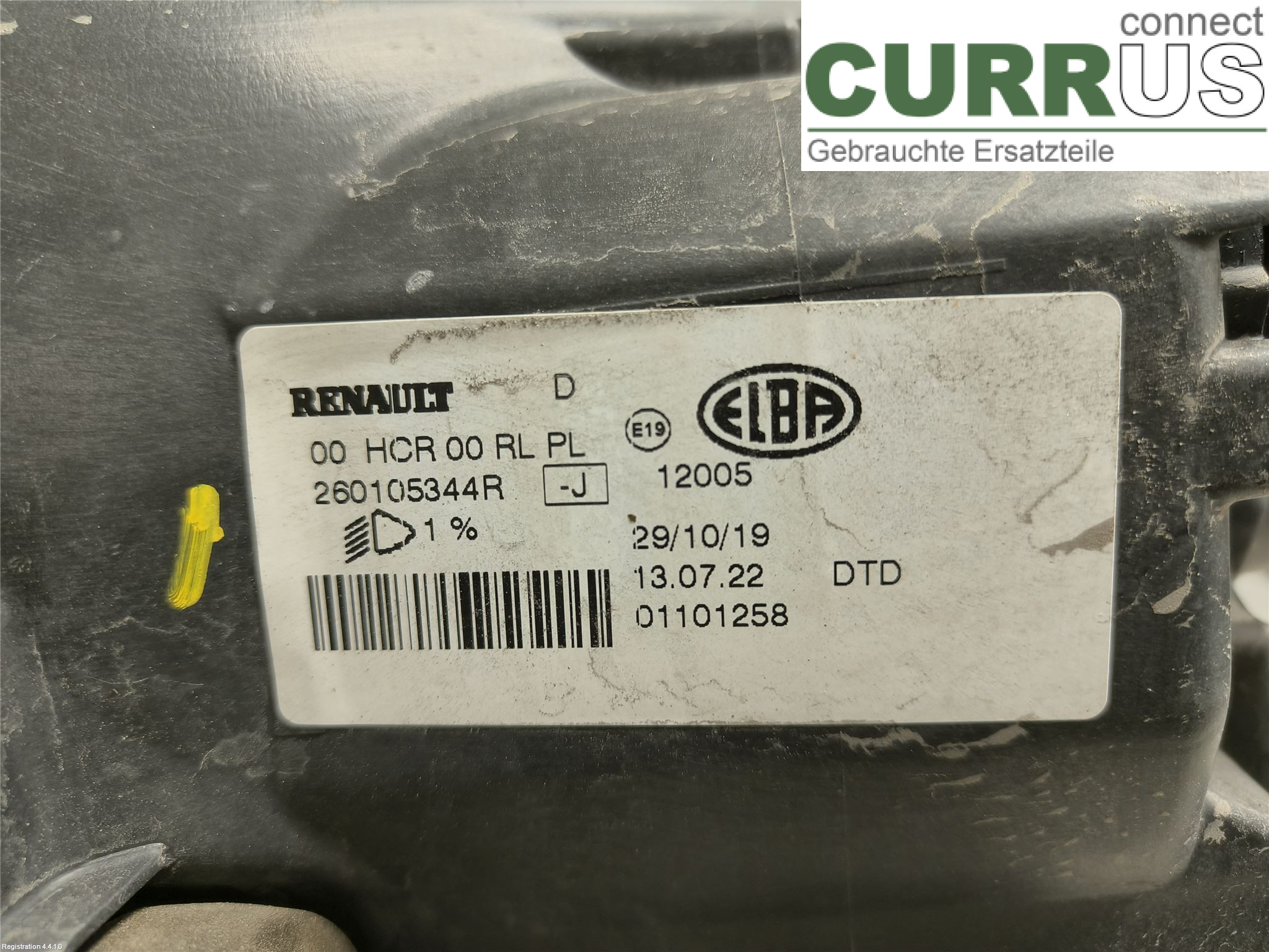 DACIA SANDERO STEPWAY  13-20 Manuelles 5-Gang-Getriebe 260105344R H4B-400