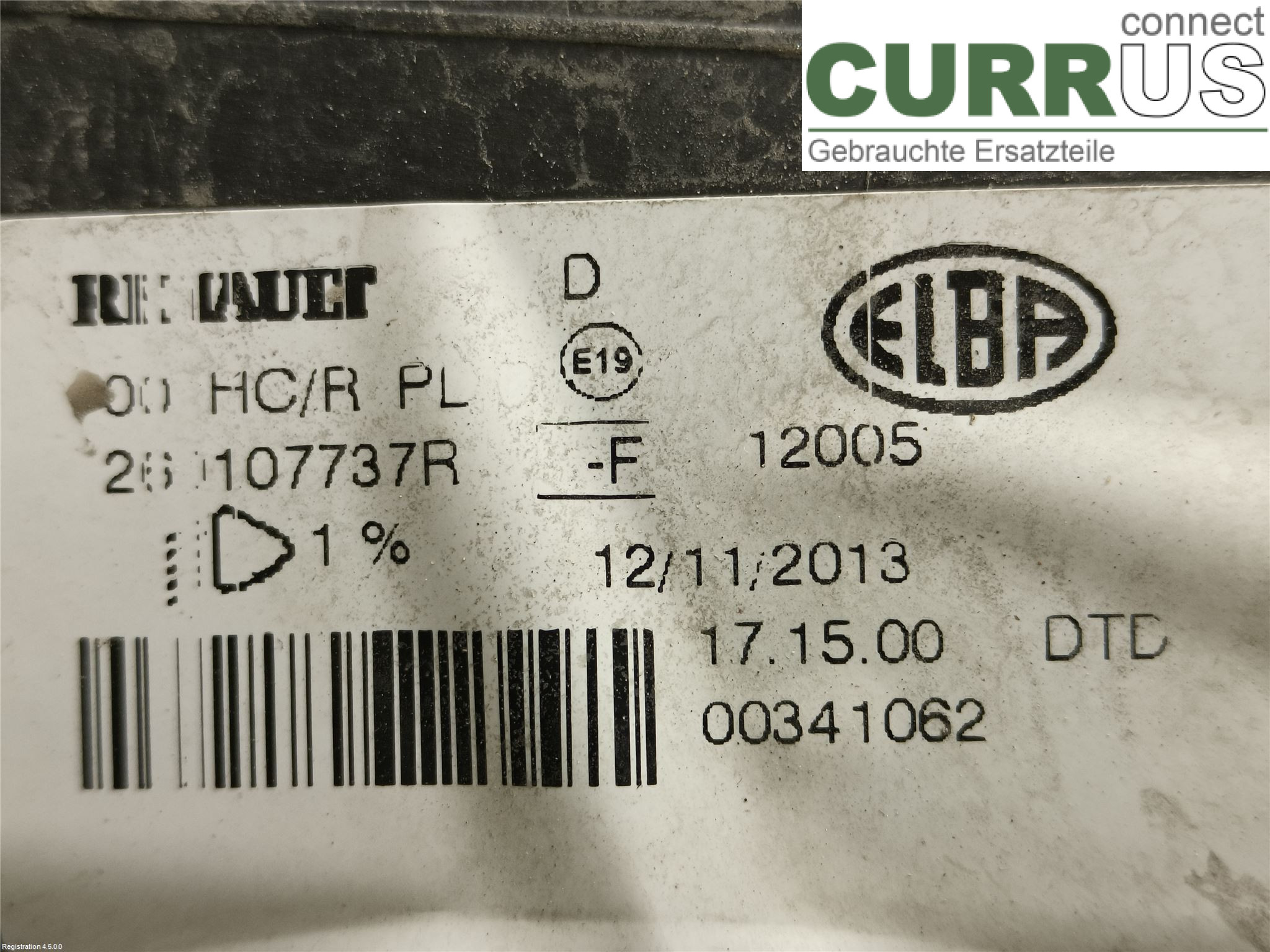 DACIA LOGAN MCV/STEPWAY Manual gearbox (5-speed) 260105344R H4B-400
