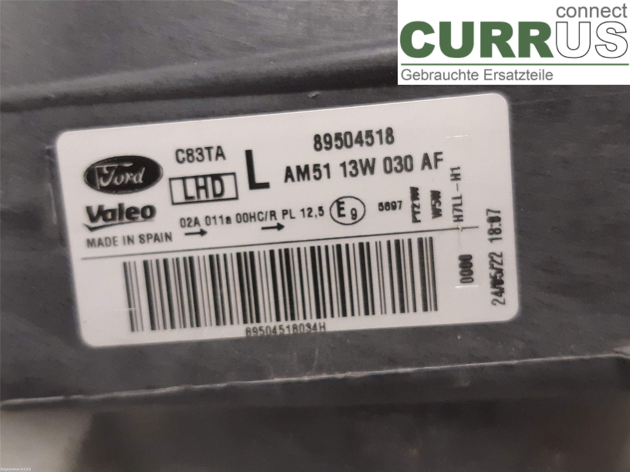 FORD C-MAX II  15- Manualna skrzynia 4-biegowa 1787130 M1DA