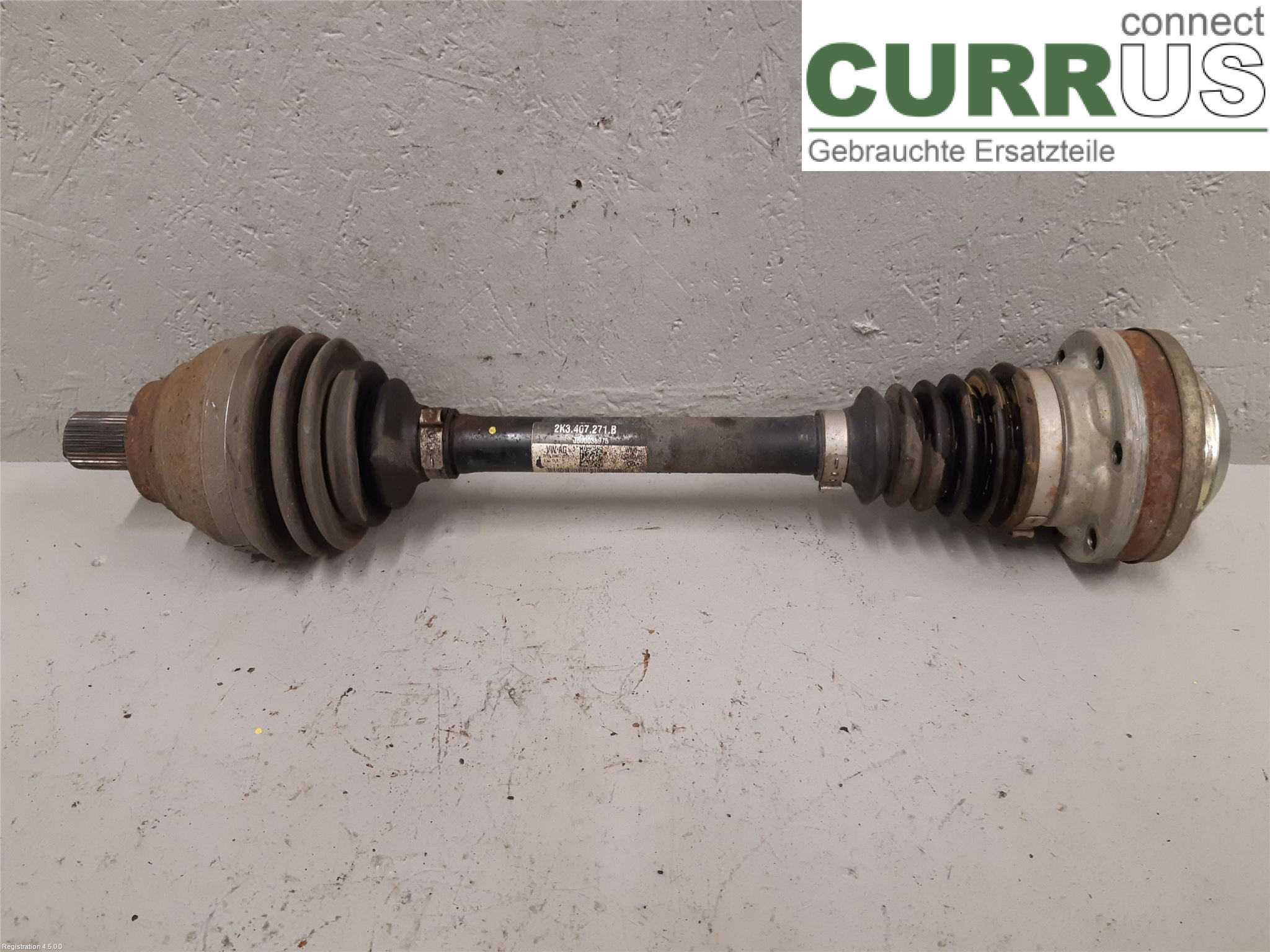 VW CADDY  11-15 Front axle assembly (4WD) 2K3 407 271 B CAYD