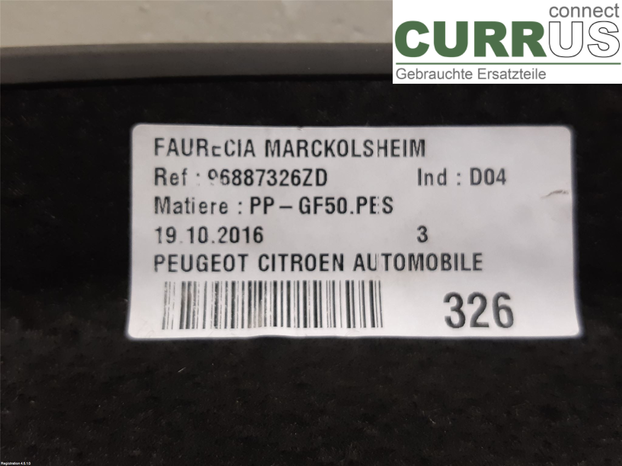 DS 4 CROSSBACK  16-18 Rura dolotowa 8342 KH BHZ