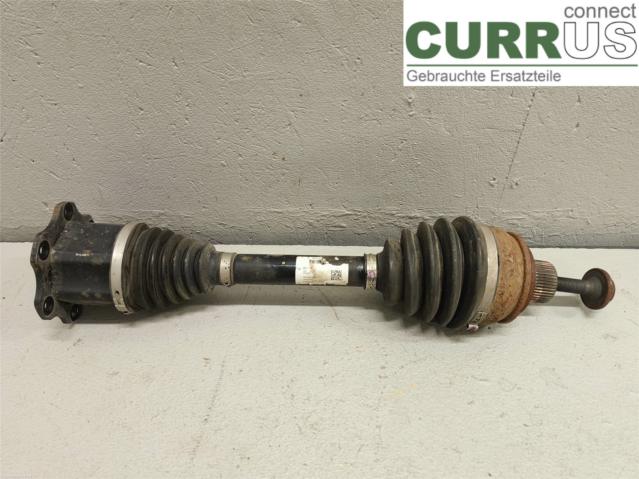 AUDI A6 F2/C8  19- Front axle assembly (4WD) 4K0 407 271 G DRYA