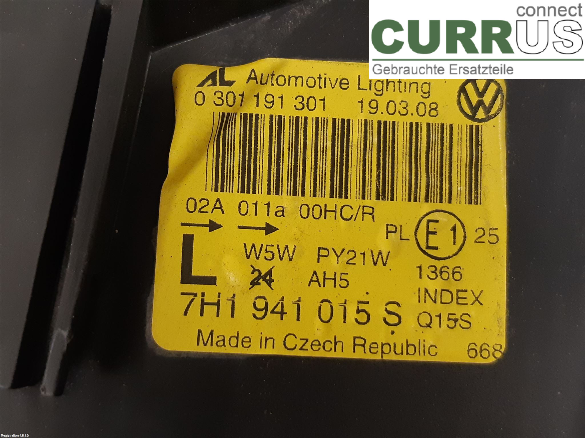 VW TRANSP/CARAVELLE 04-15 Manualna skrzynia 4-biegowa 7H1 941 017 N BPC