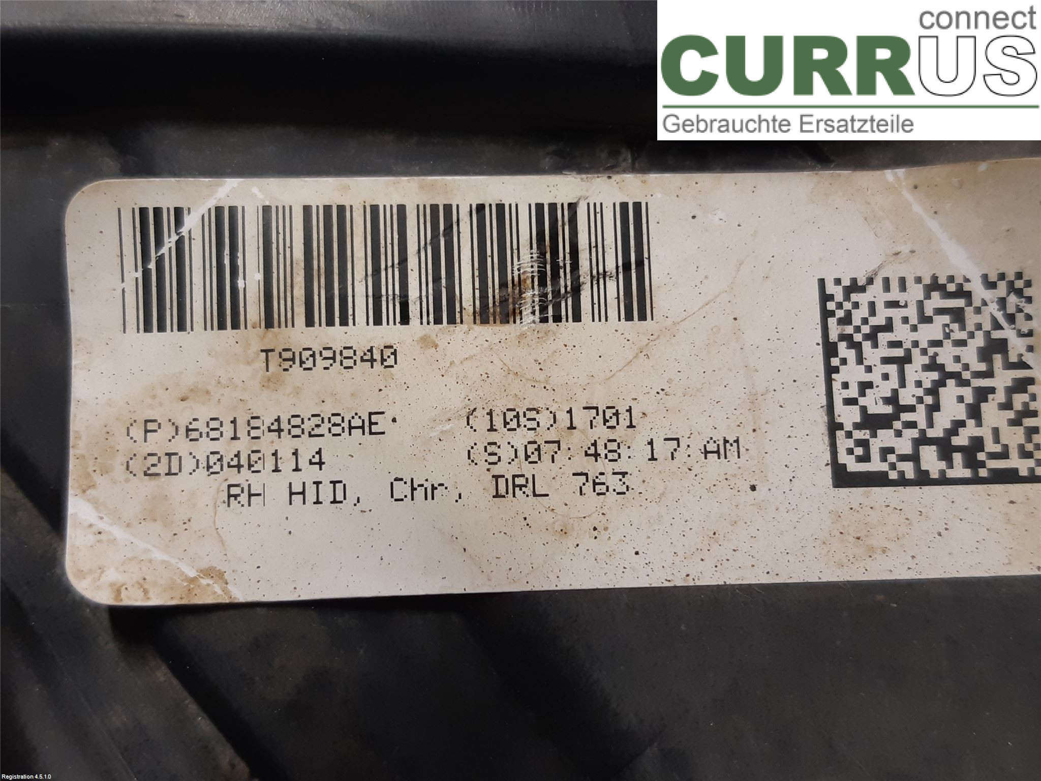 DODGE DURANGO Manual gearbox (5-speed) 68184828AE T