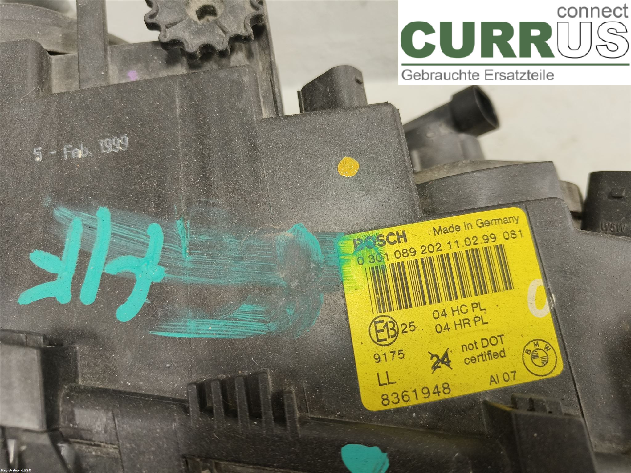 BMW 3 E46      98-05 Manual gearbox (5-speed) 63 12 6 902 746 M43-TUB19