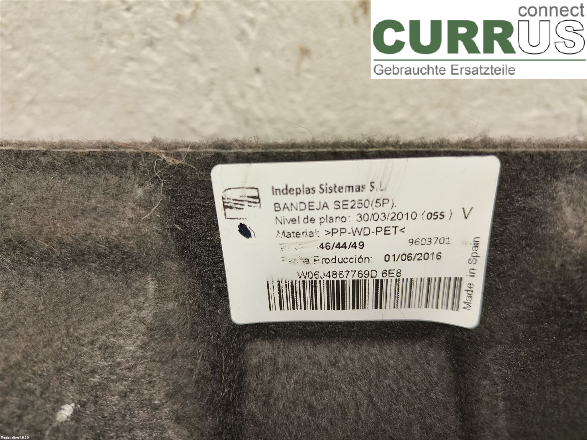 SEAT IBIZA V  17-20 Inloppsrör 6J4 867 769 D CJZC