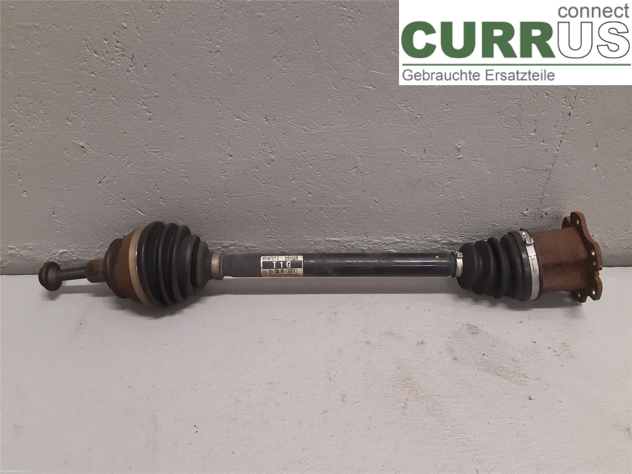 AUDI A6/S6     05-11 Front axle assembly (4WD) 4F0 407 271 G BPJ
