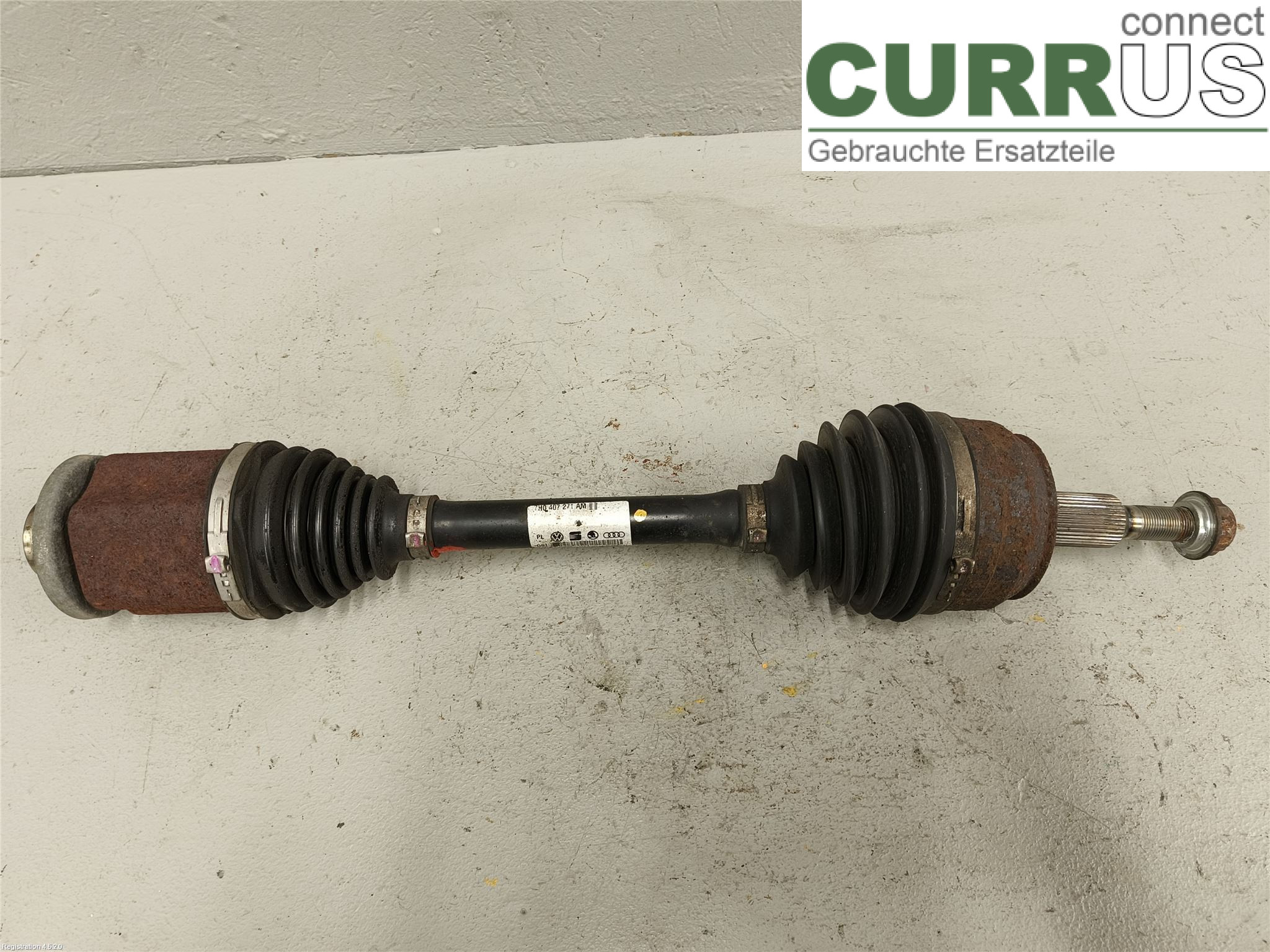 VW TRANSP/CARAVELLE 04-15 Front axle assembly (4WD) 7H0 407 453  X BNZ