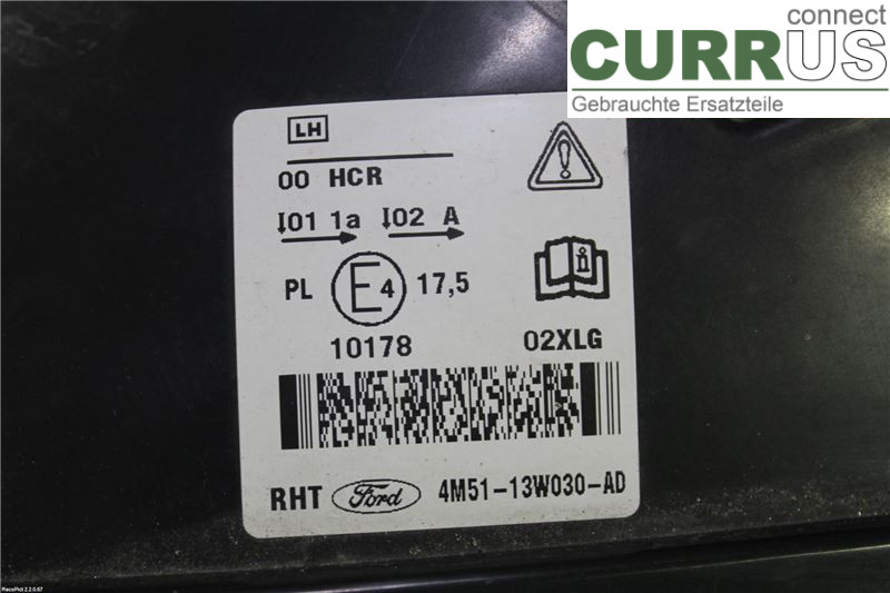 FORD FOCUS     04-07 Manuel gearkasse 4-trins 4M5113W030AD 1,8F