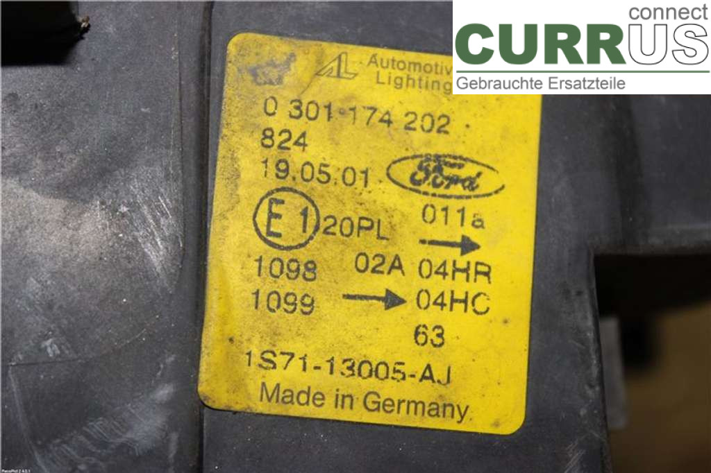 FORD MONDEO     01-06 Manuel gearkasse 5-trins 1S7113005AJ 2,0