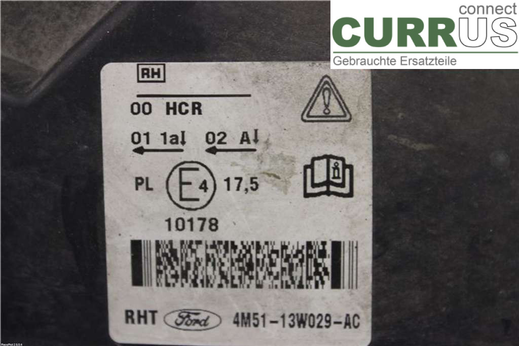 FORD FOCUS     04-07 Manuelles 5-Gang-Getriebe 4M5113W029AD 1,8 Flexifuel