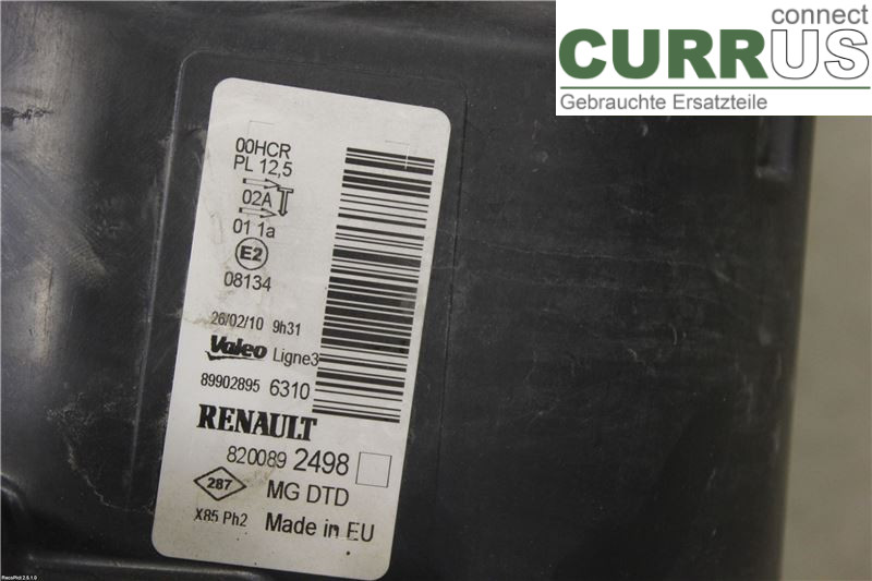 RENAULT CLIO III  09-12 Manual gearbox (5-speed) 7701072013 1,2 ECO2