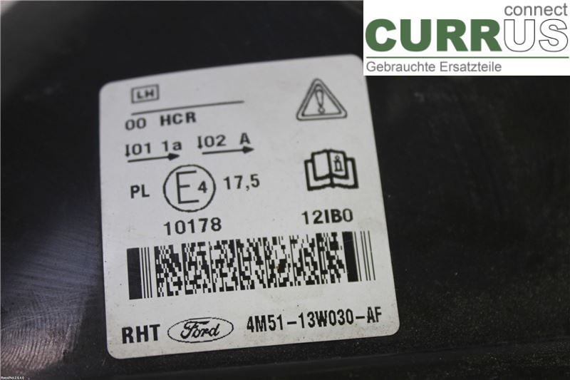 FORD FOCUS     04-07 Manuelles 4-Gang-Getriebe 4M5113101AD 1,8 Flexifuel