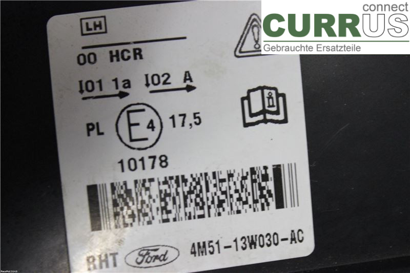 FORD FOCUS     04-07 Manuel gearkasse 4-trins 1480990 1.8I