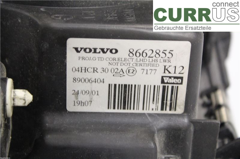 VOLVO S80      99-03 Boîte manuelle 4 vitesses 8693557 2,4 T