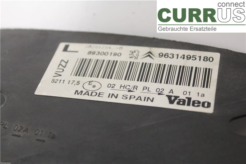 CITROEN XSARA PICASSO Manual gearbox (4-speed) 6204W0 6FZ