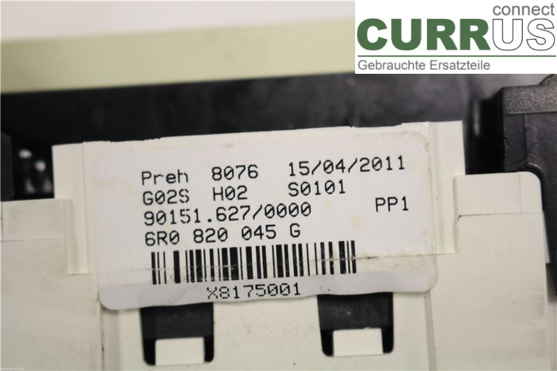 VW POLO       10-17 Drivaksel - foran 6R0820045G 1.6 TDI