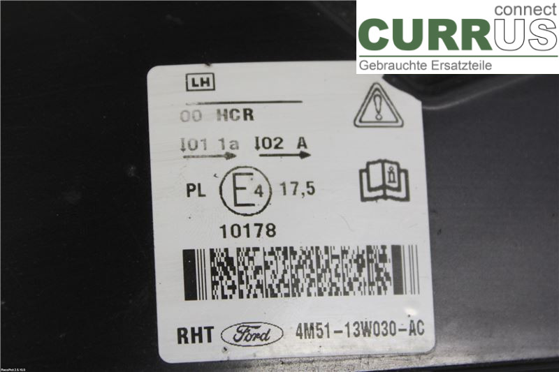 FORD FOCUS     04-07 Manuel gearkasse 4-trins 1480990 2,0
