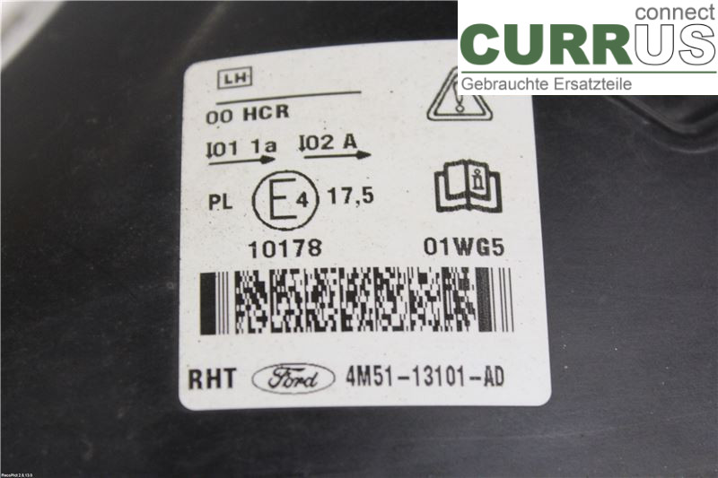 FORD FOCUS     04-07 Manuelles 4-Gang-Getriebe 4M5113101AD 1,8 FLEXIFUEL