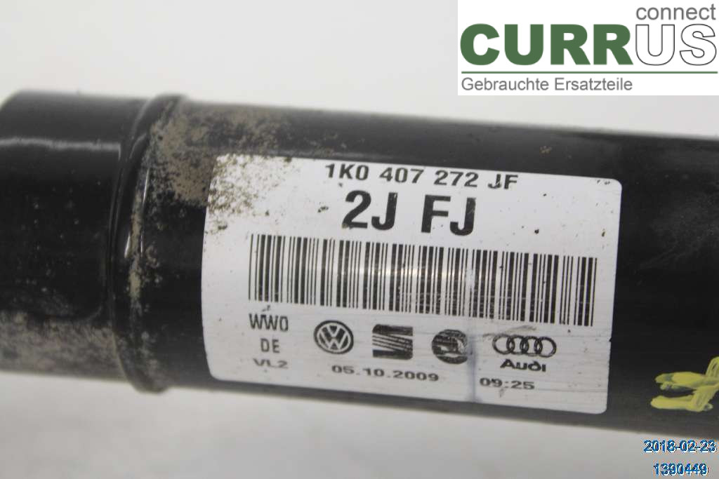 AUDI A3/S3   05-13 Transmissionsdele 1K0407454MX 2,0 TFSI