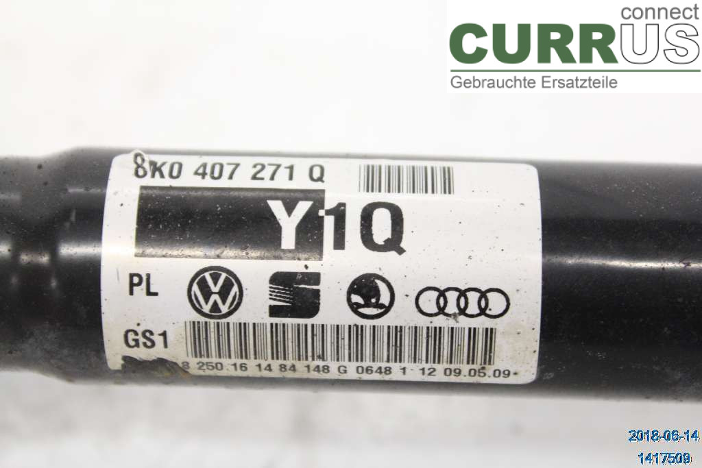 AUDI A5  07-16 Vorderachse (4WD) 8K0407451LX V8 4.2 FSI