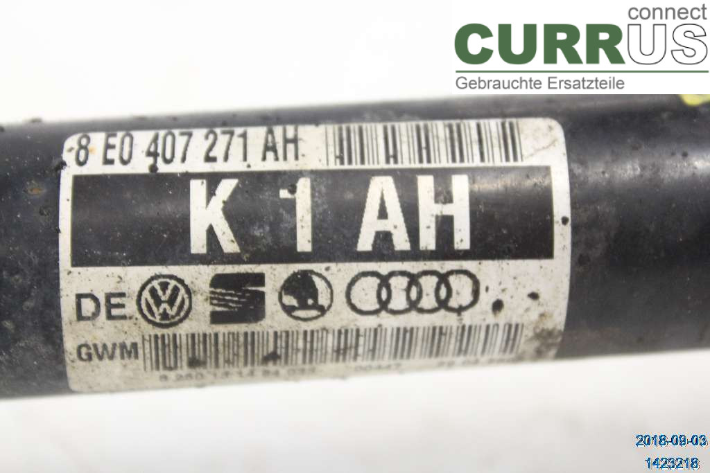 AUDI A4/S4     01-05 Przedni most (4x4) 8E0407271AH 1.8T