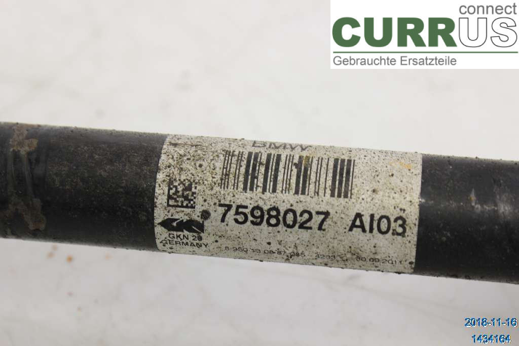 BMW X3 F25    10-17 Front axle assembly (4WD) 31607619657 20d
